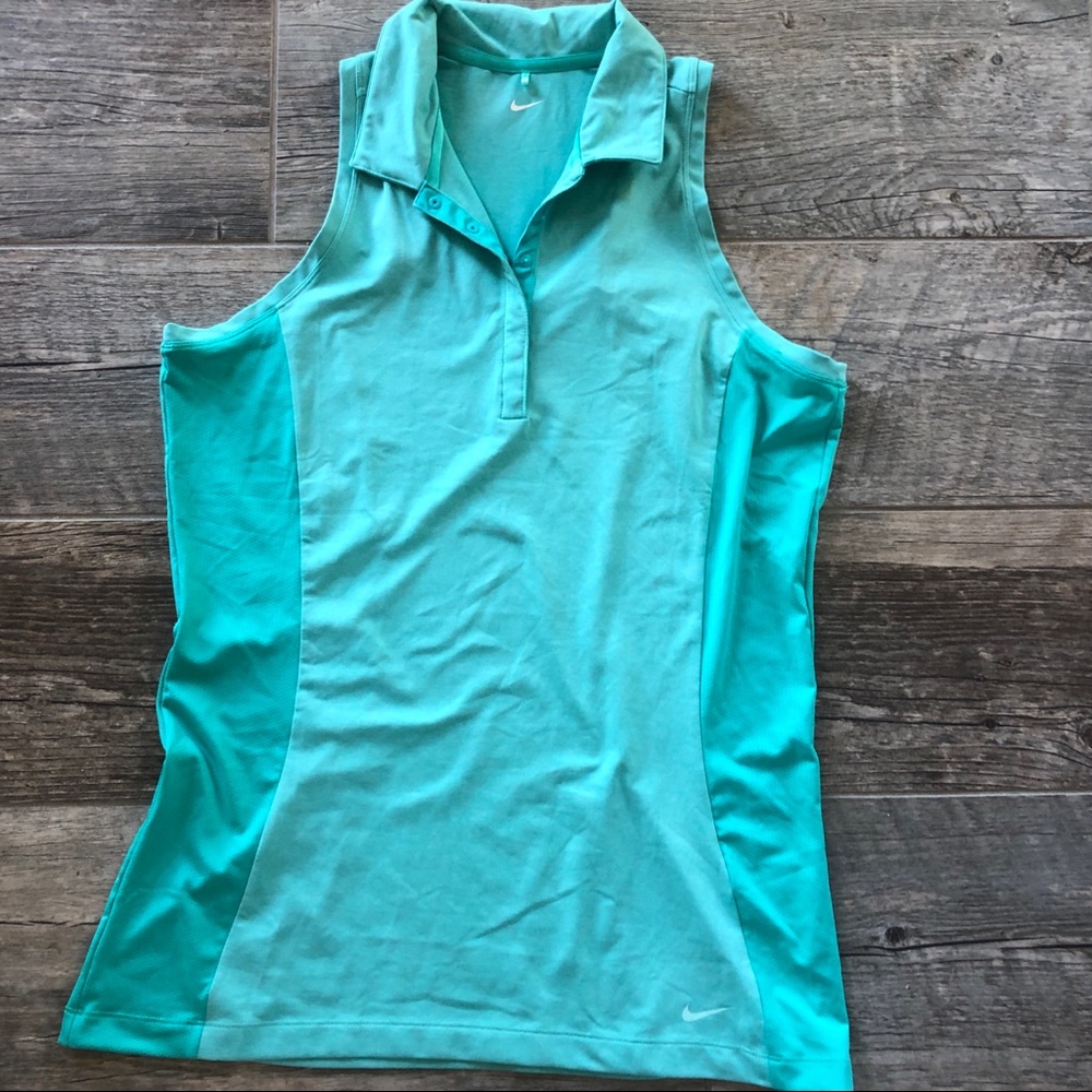 Nike button down golf polo